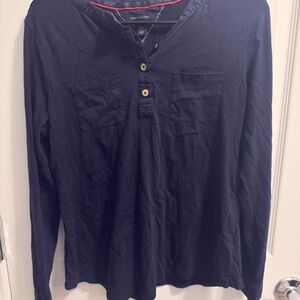 Tommy-hilfiger Women's Navy and Blue Shirt